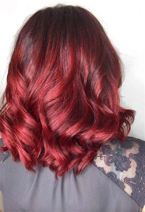 63 Hot Red Hair Color Shades To Dye For Red Hair Color Shades Dark Red Hair Color Dyed Red Hair