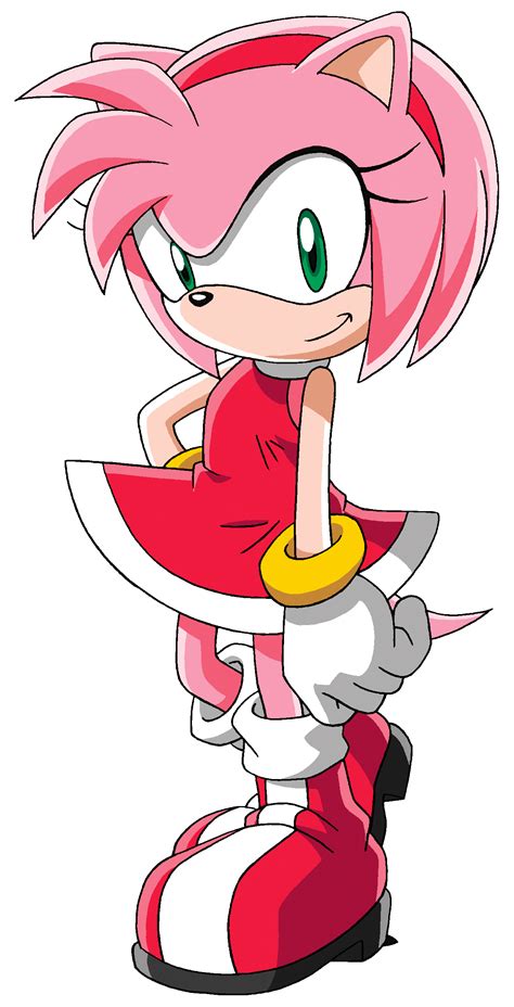 Sonic X Standard Pose Amy Rose Галерея Sonic Scanf