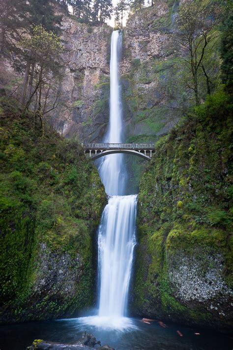 Multnomah Falls Multnomah County Oregon Northwest Waterfall Survey