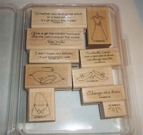 Amazon Com Stampin Up Humor In High Heels Rubber Stamps Set Of Arts Crafts Sewing