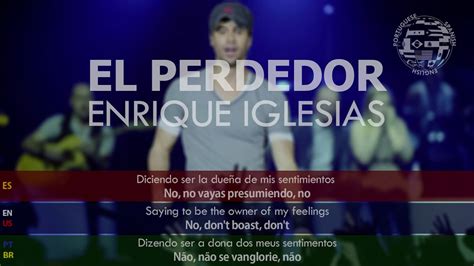 Enrique Iglesias El Perdedor TRADUÇÃO LEGENDADO LETRA PORTUGUÊS YouTube
