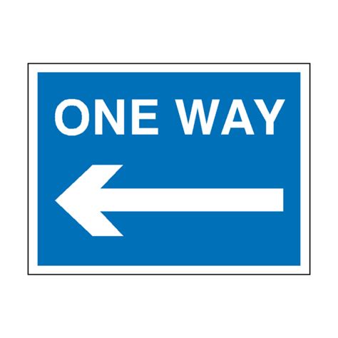 One Way Arrow Left Traffic Sign Pvc Safety Signs