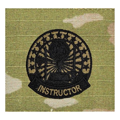 Army Instructor Badge Basic Sew On Ocp Patch For Ocp Uniforms Bradley