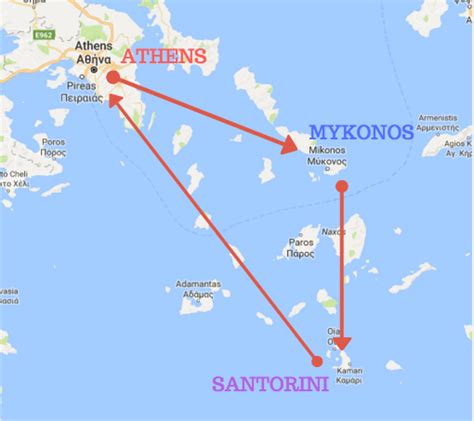 1 Week In Greece Itinerary For Athens Mykonos Santorini Greece