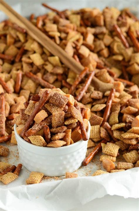 Crunchy Churro Chex Mix Recipe Snack Recipes