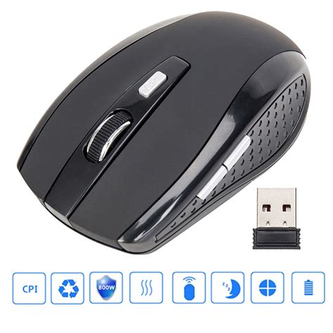 Usb Wireless Mouse 24ghz Usb Receiver Optical Computer Gaming Mouse