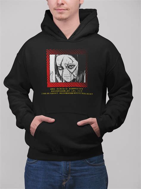 Junji Ito Hoodie Anime Horror Hoodie Neko Japanese Hoodie Etsy