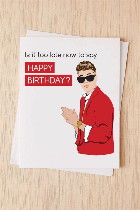 Funny Late Birthday Cards Birthdaybuzz