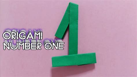 Learn To Fold Origamieasy Number One Youtube