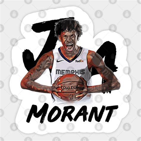 Ja Morant Ja Morant Sticker Teepublic