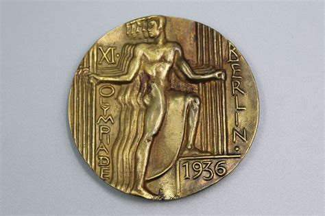 1936 Berlin Olympic Participation Medal Efl1072 Time Traveler Militaria