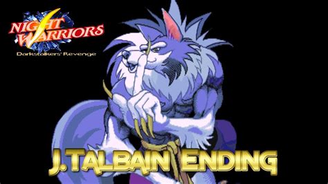 Night Warriors Darkstalkers Revenge Jon Talbain Ending Arcade