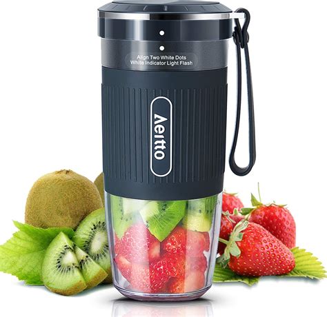Aeitto Portable Blender Cordless Personal Blender Juicer Cup Mini