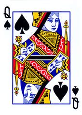 The deck of 52 playing cards is broadly classified into 2 which are further divided into 2 divisions. How many queen of spades are there in a pack of cards? - Quora