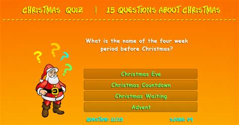 Interactive Christmas Quiz 15 Questions About Christmas