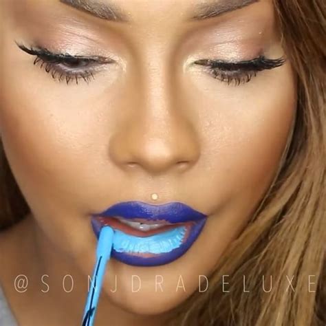 Instagram Video By Sonjdradeluxe On Youtube • Jul 14 2016 At 638pm Utc Ombre Lips Ombre