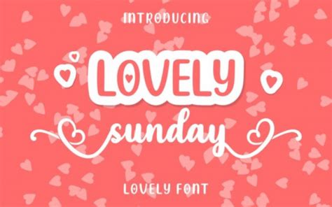 Lovely Sunday Calligraphy Font