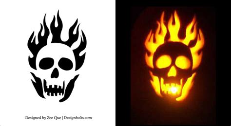 Mit diesem gut vorgefrästen schnitzrohling können auch schnitzanfänger perfekte. 10 Free Halloween Scary & Cool Pumpkin Carving Stencils / Patterns / Templates / Ideas 2015 # ...