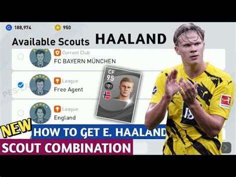 How to get erling haaland in pes 2021 mobile scout combination | haaland pes 2021. HOW TO GET ERLING HAALAND IN PES 2021 MOBILE SCOUT ...