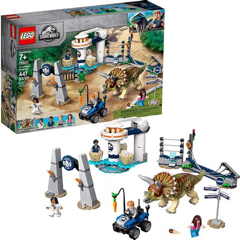 Lego Jurassic World Triceratops Rampage 75937 447 Pieces 4197
