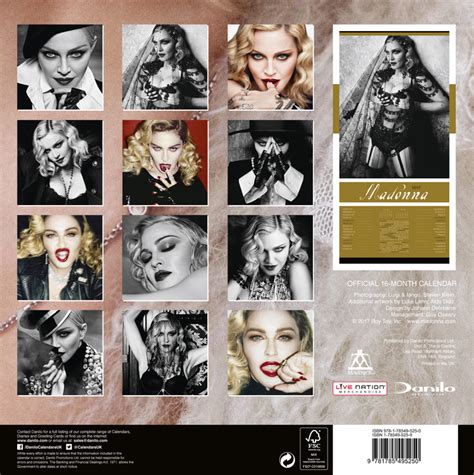 Your independent guide to the best entertainment in 2021! Madonna 2021 Official Calendar | 2021 Calendar