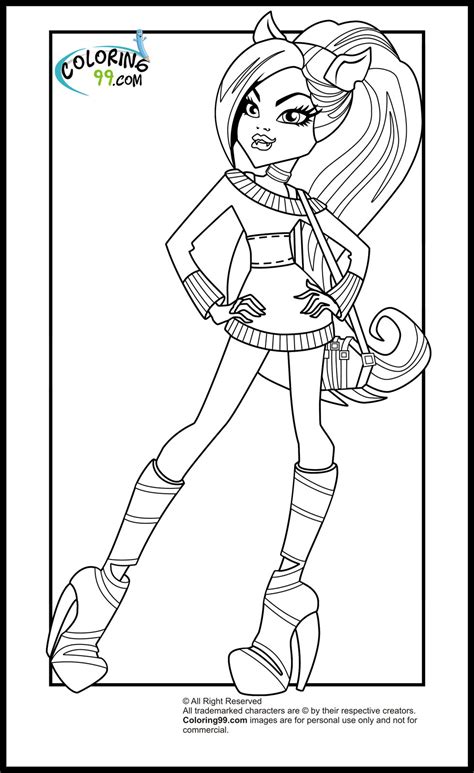 That's twice as many as poland has. Monster High Clawdeen Wolf Coloring Pages | Minister Coloring