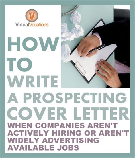 Our cover letter guidelines above explain how to write a cover letter more deeply, but in summary, you should always include your name, relevant work experience, and reasons why you are right for the job in your cover letter. How to Write a Prospecting Cover Letter - Remote Work From ...