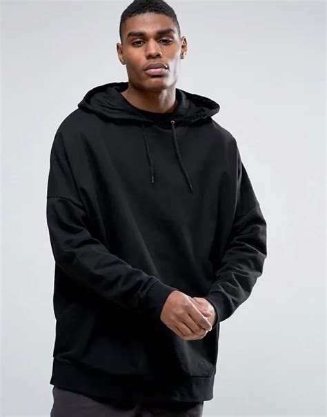 Custom Mens Extreme Oversized Hoodie 100 Cotton French Terry Hoodies