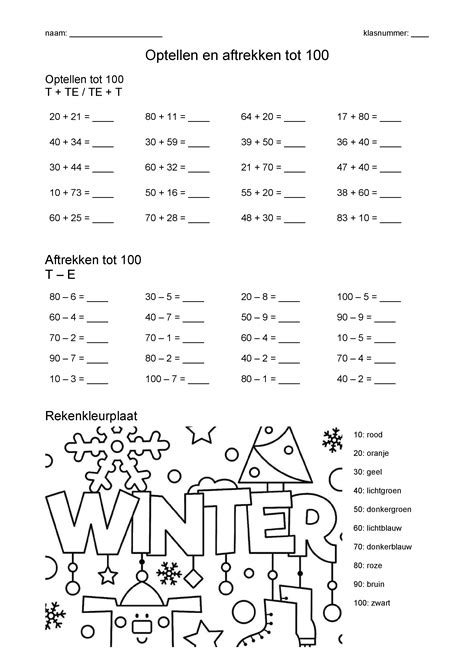 Rekenen Leren En Oefenen Groep Optellen En Aftrekken My Xxx Hot Girl