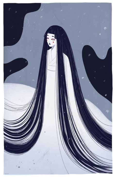 Yuki Onna Snow Woman By Velwyn Yossy Yuki Onna Art