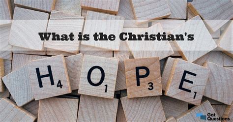 What Is The Christians Hope