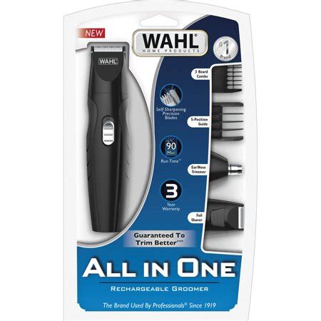 This one has more power in a smaller design and the nose trimmer. Wahl 9685 14pc All-in-1 Rechargeable Grooming Kit ...