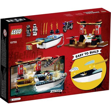 Lego Juniors 10755 Ninjago Zanes Ninja Boat Pursuit Brand New Top