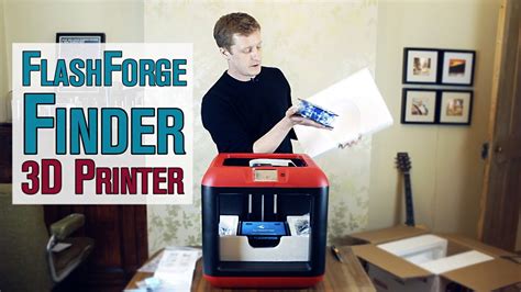 Flashforge Finder 3d Printer Un Boxing Setup And First Print Youtube