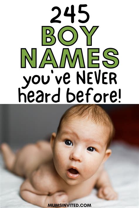 75 Unique Baby Boy Names Perfect For 2022 Updated Artofit