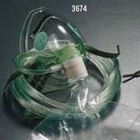 Galemed Mask High Oxygen Adult With 2m Tubing Pack Of Ten