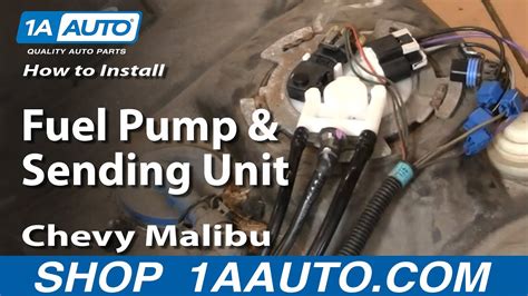 How To Install Replace Fuel Pump And Sending Unit Chevy Malibu
