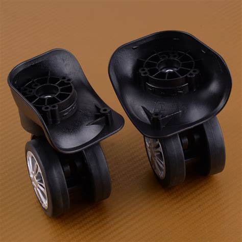 2pcs Replacement Luggage Travel Suitcase 360°spinner Wheels Swivel