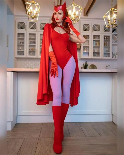 Scarlet Witch Wanda Maximoff By Tniwe Marvel Halloween Costumes Cute