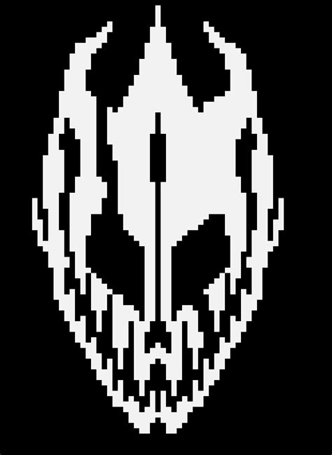 Last Breath Gaster Blaster Pixel Art Maker