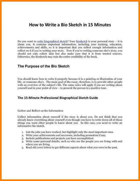 These powerful memoir examples make you think. 016 Essay Example Biography Examples Free Writing An About ...