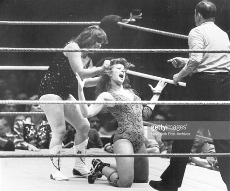 The Girl Suffering On Her Knees Is Wendy Ricther Wwf Wrestlemania