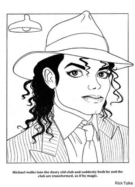 The best free michael jackson coloring page images download from. Michael Jackson The King Of Pop Coloring Page To Print Out ...