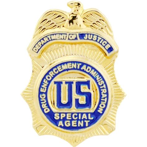 Dea Special Agent Badge Pin 1 Etsy
