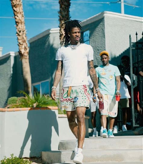 Ja Morant In 2022 Cool Outfits For Men Nba Fashion Street Fits