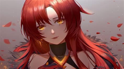 73 Anime Girl Wallpaper Red Hair Zflas