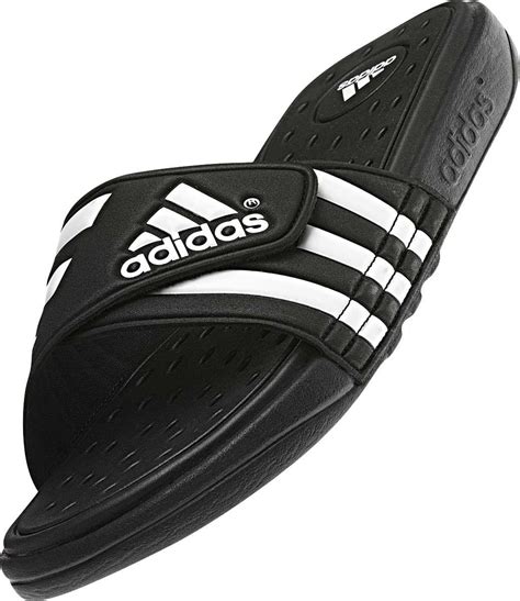 Adidas Synthetic Adissage Supercloud Slides In Blackwhite Black For