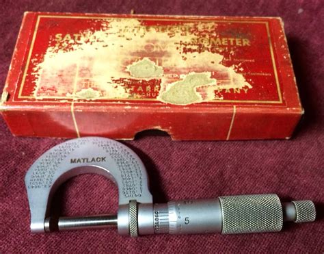 Vintage Micrometer Caliper Ls Starrett 10000ths Etsy