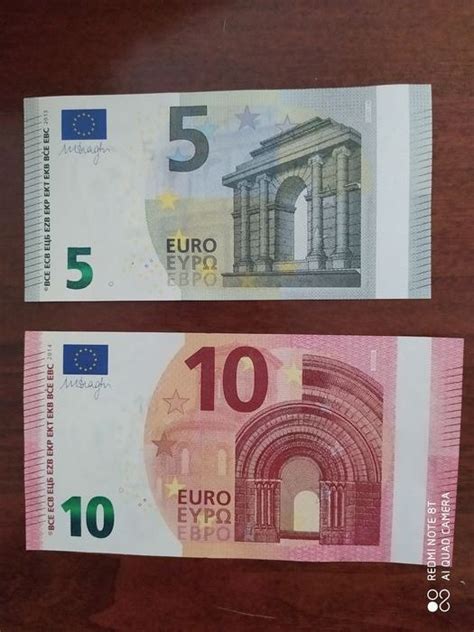 Schmetterling einfachen schmetterling aus geld falten zur hochzeit. European Union - 5 and 10 Euro - senza Ologramma ...