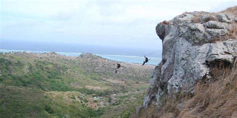 Zipline Tyrolienne Adventure In Rodrigues Mauritius Attractions